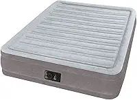 Colchão Elevado Veludo Conforto Dura-beam Casal (c/ Bomba Elétrica Embutida 110/120v) Intex