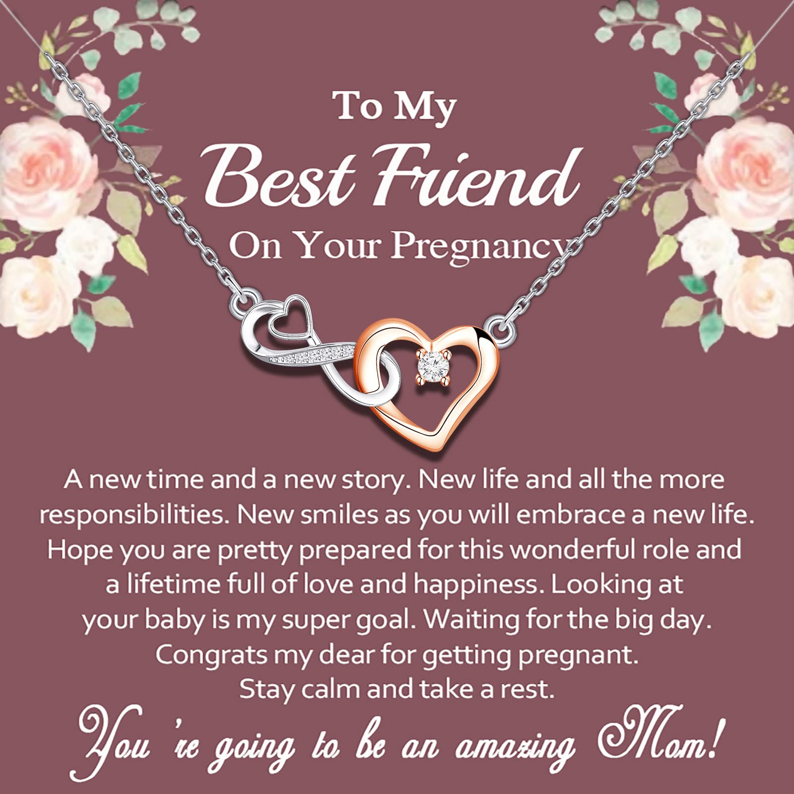 Myospark New Mom Gift Necklace To My Best Friend On Desertcart