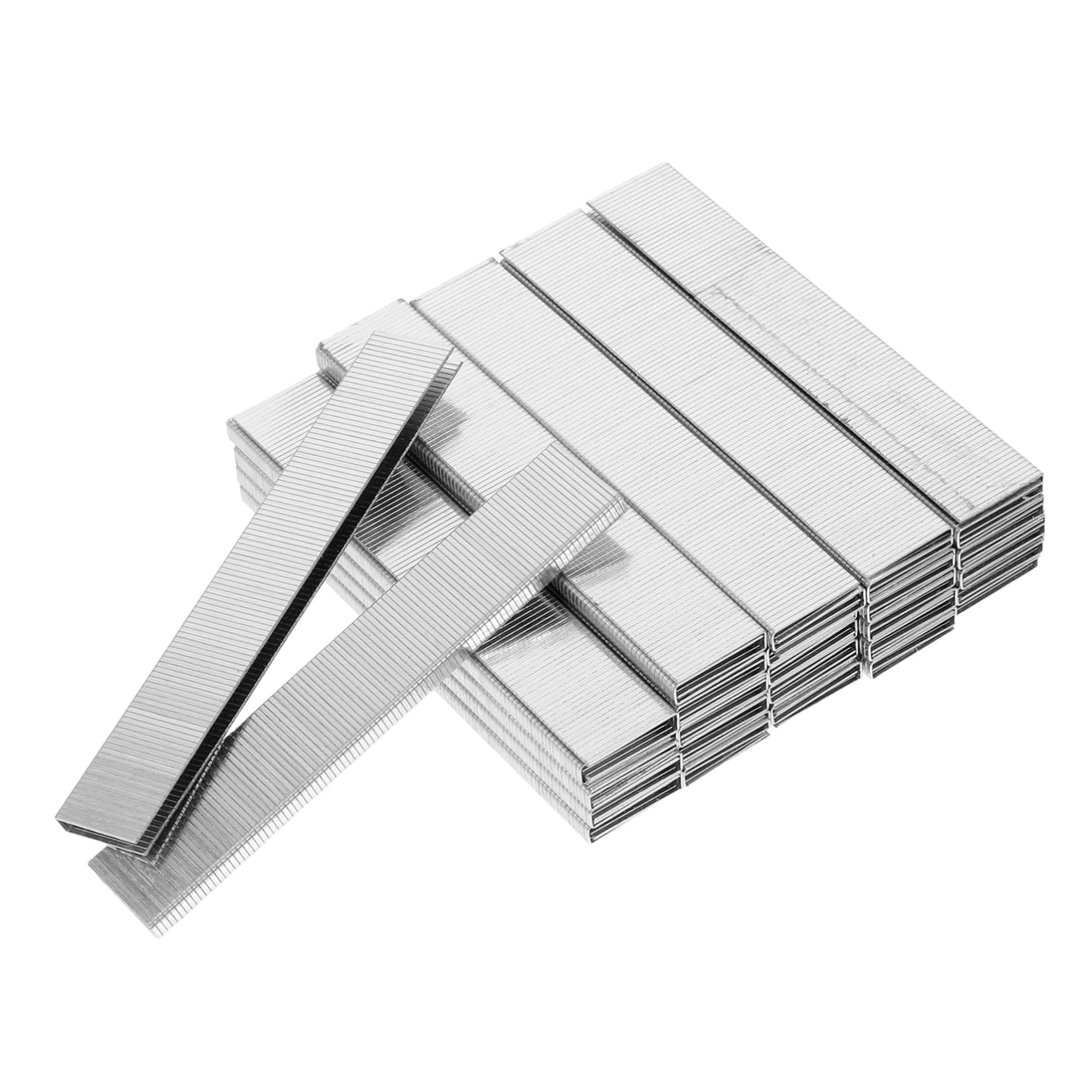 Mikikit Agrafes Métalliques de U Galvanisées, pour Bois et Plastique, pour Menuiserie et Fabrication de Meubles, Lot de Rechange pour Agrafeuse