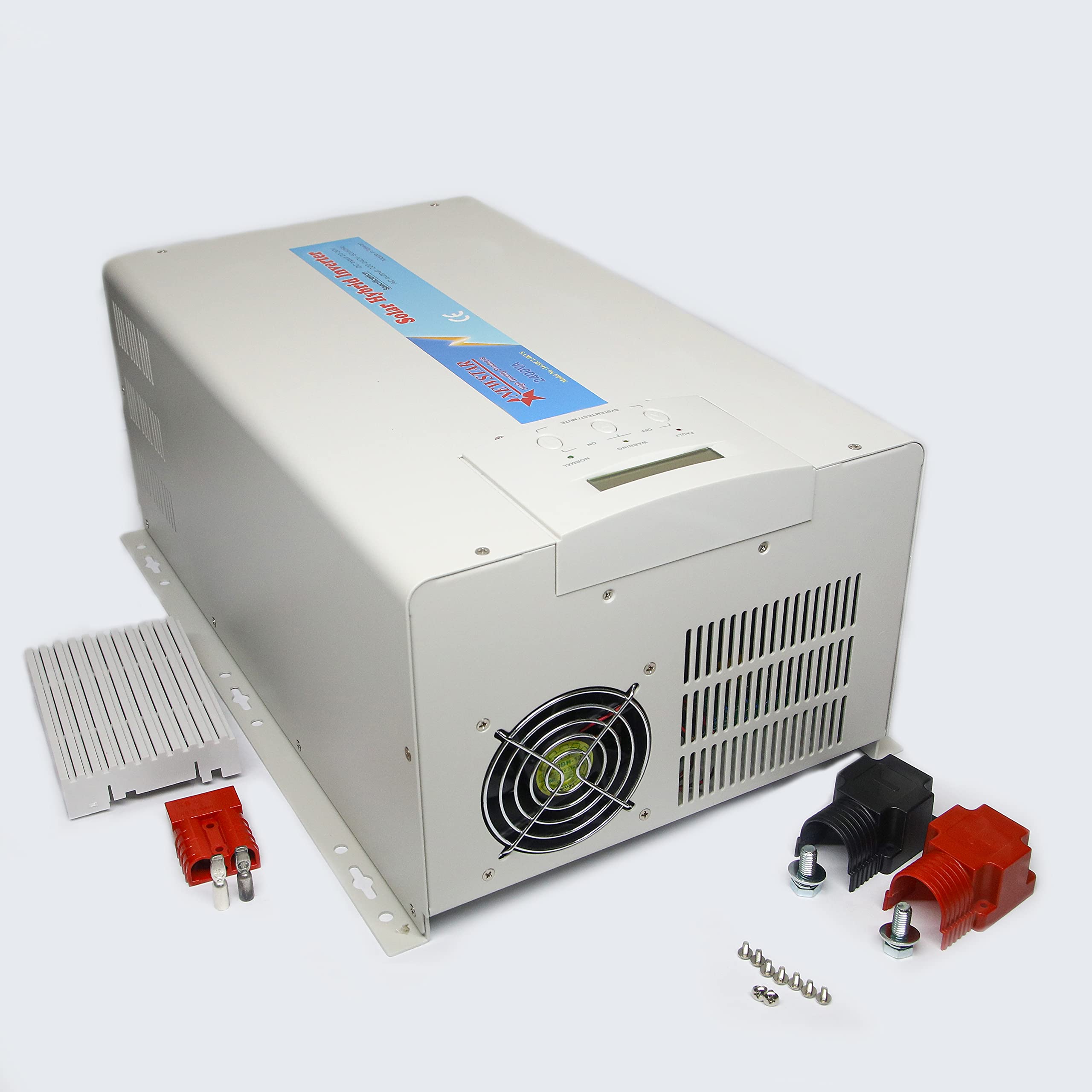 Newstar 2400 Watts MULTI FUNCTIONAL INVERTER WITH UPS SYSTEM FOR HOME & OFFICE SUPPLY SIC-3.6KC 2400W sine wave inverter with battery and solar charging functions(Made in Taiwan)