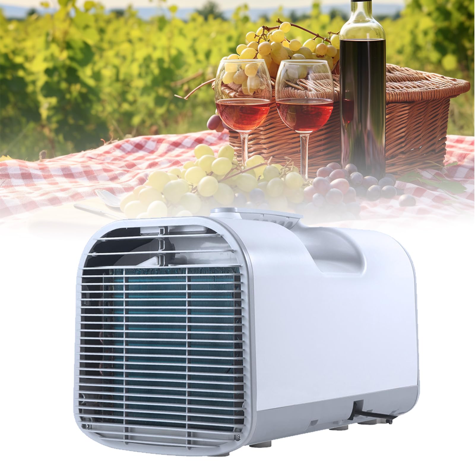 13kg 28lb Tent Air Conditioner With Remote Control Three-Speed Fan Timing Function Fast Cooling Air Conditioners Dehumidifier Portable