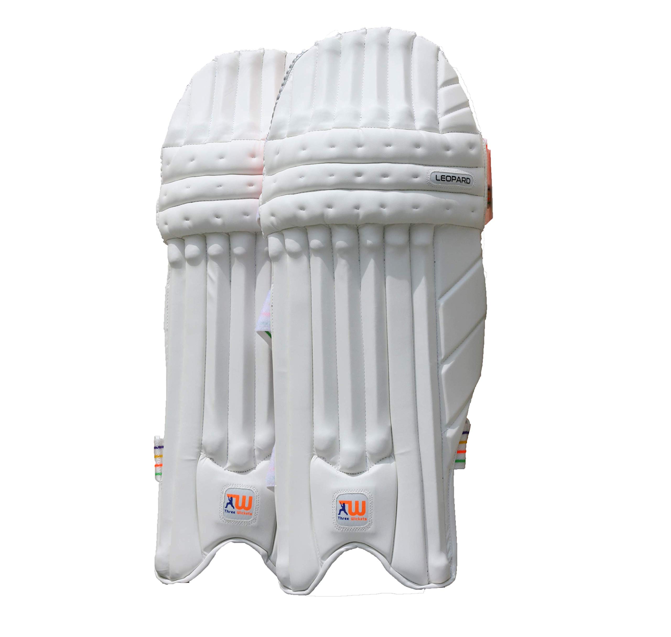 Three Wickets Mens Leopard Cricket Test Grade Batting Pads RH ( Right) (B07GCGZ5T9) Amazon Price History, Amazon Price Tracker