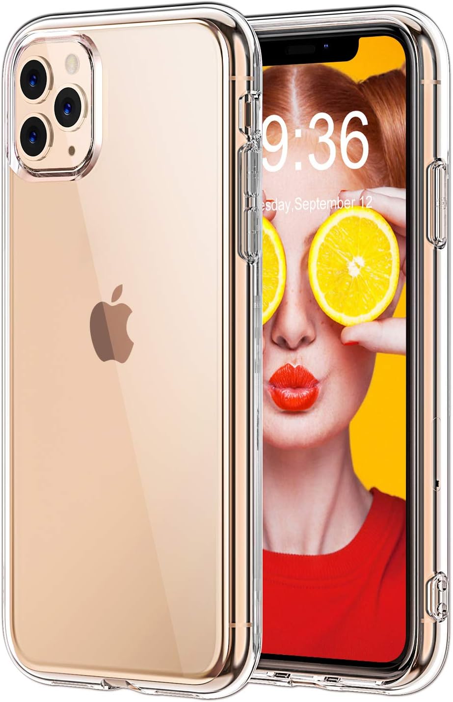 STOON for iPhone 11 Pro Case, Anti-Scratch Shock-Absorption Crystal Clear Phone Cover Case for iPhone 11 Pro, 5.8 inch, 2019