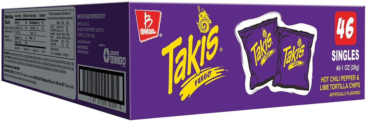 Takis Fuego, 1 Ounce (46 Pack)