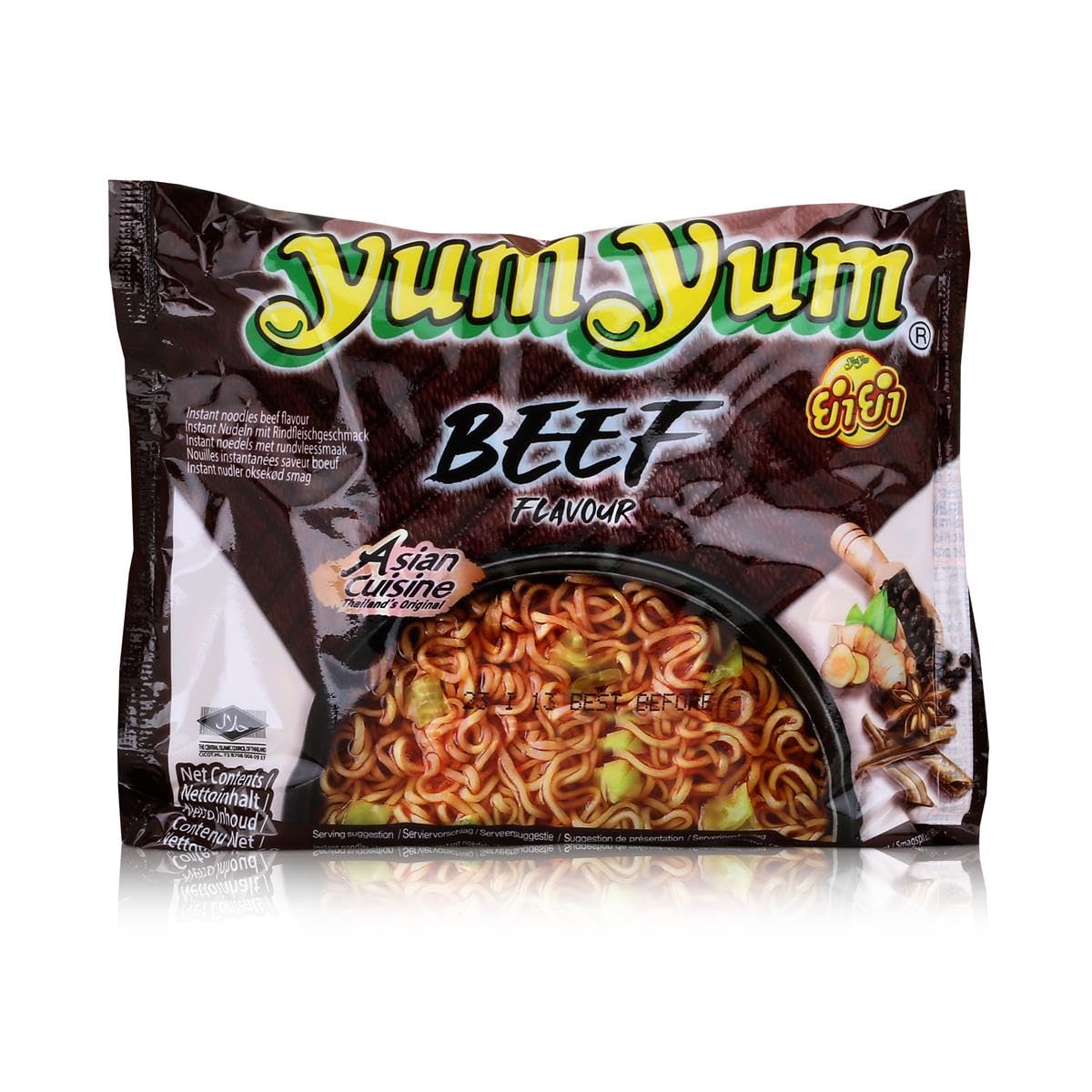 30 x 60g YumYum Instant Zupa z makaronem Kaczka - Wołowina - Kurczak Yum Yum Kurczak Wołowina Kaczka