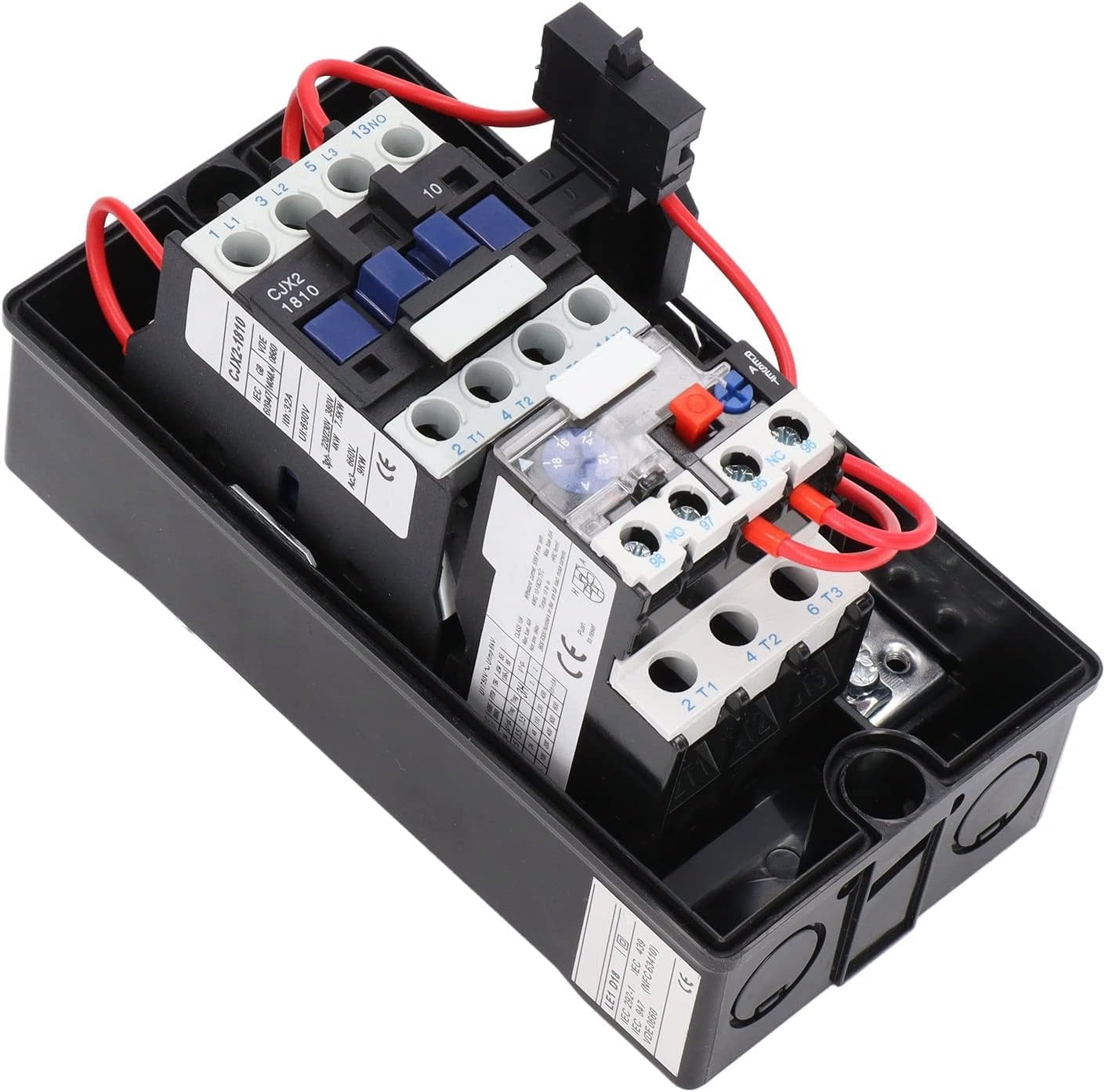 Démarreur magnétique interrupteur de démarrage moteur électrique monophasé 220/230 V 12-18 A 5,5 HP pour compresseur d'air