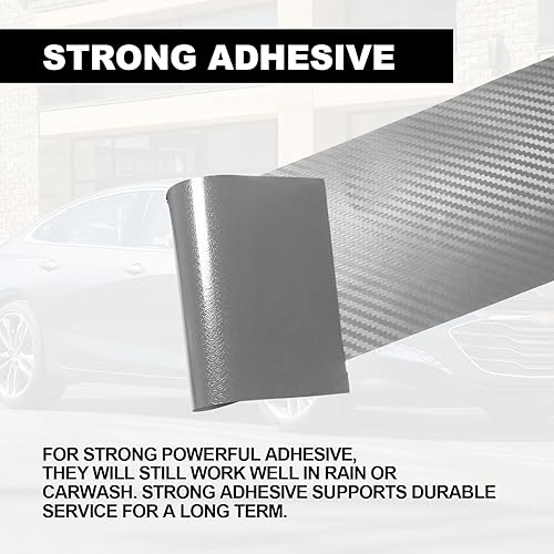 Miniatura 10 de 3 calcomanías de fibra de carbono compatibles con el logotipo de Bowtie, calcomanías de bricolaje compatibles con Chevy (rojo de fibra de carbono)