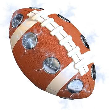 Hot Potato Shock Games with Christmas, Electrifying Shocking Ball for Family Party Games, Novelty Gifts Fun Game of Shocking Rugby for Teens/Aults-USB ChargingSize 4.41 * 2.75in