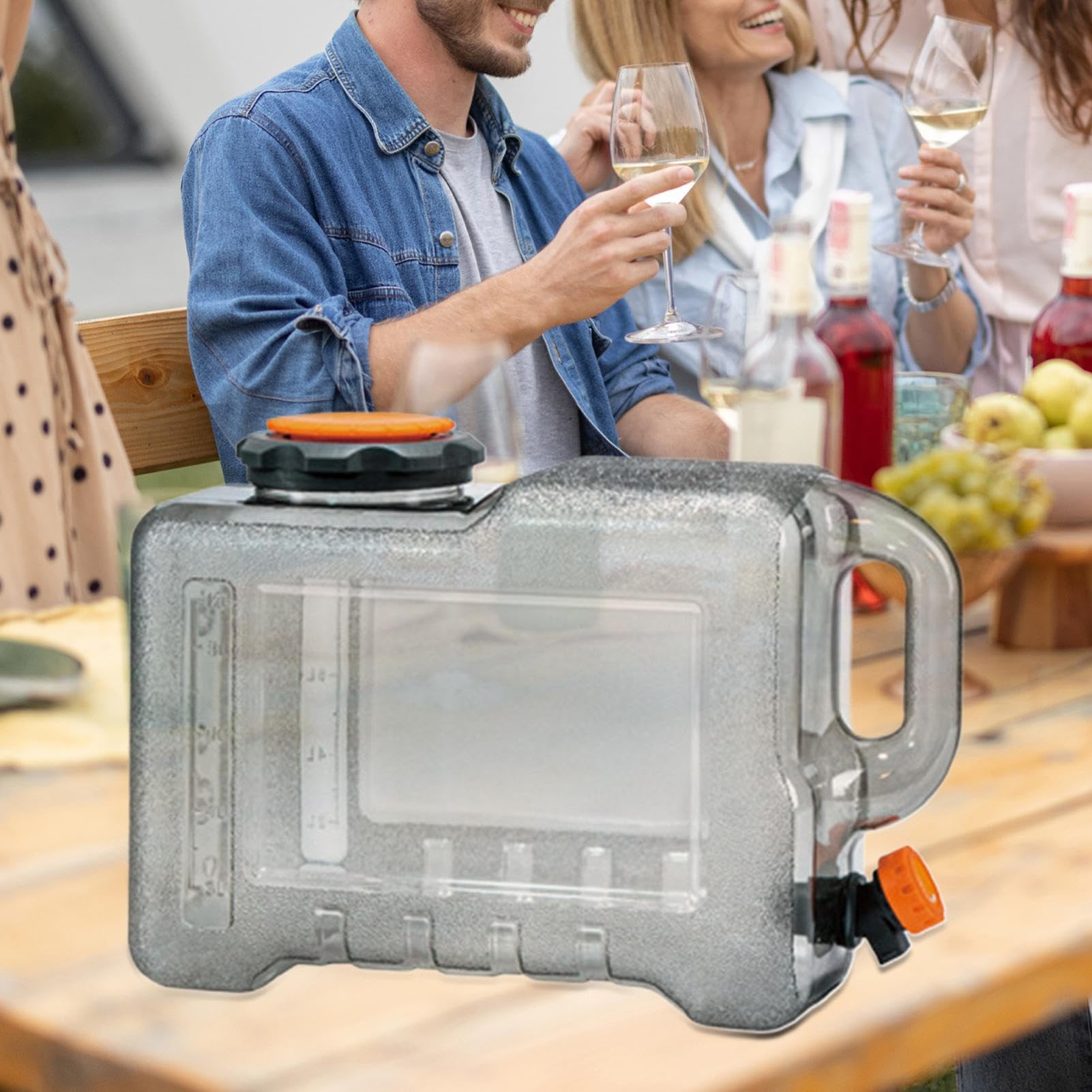 Serbatoio Acqua Camping Alimentare Ampia Apertura Anticalore | Contenitore Acqua Grande Capacità Sicuro per Campeggio, Escursionismo, Famiglia e Attività All'Aperto