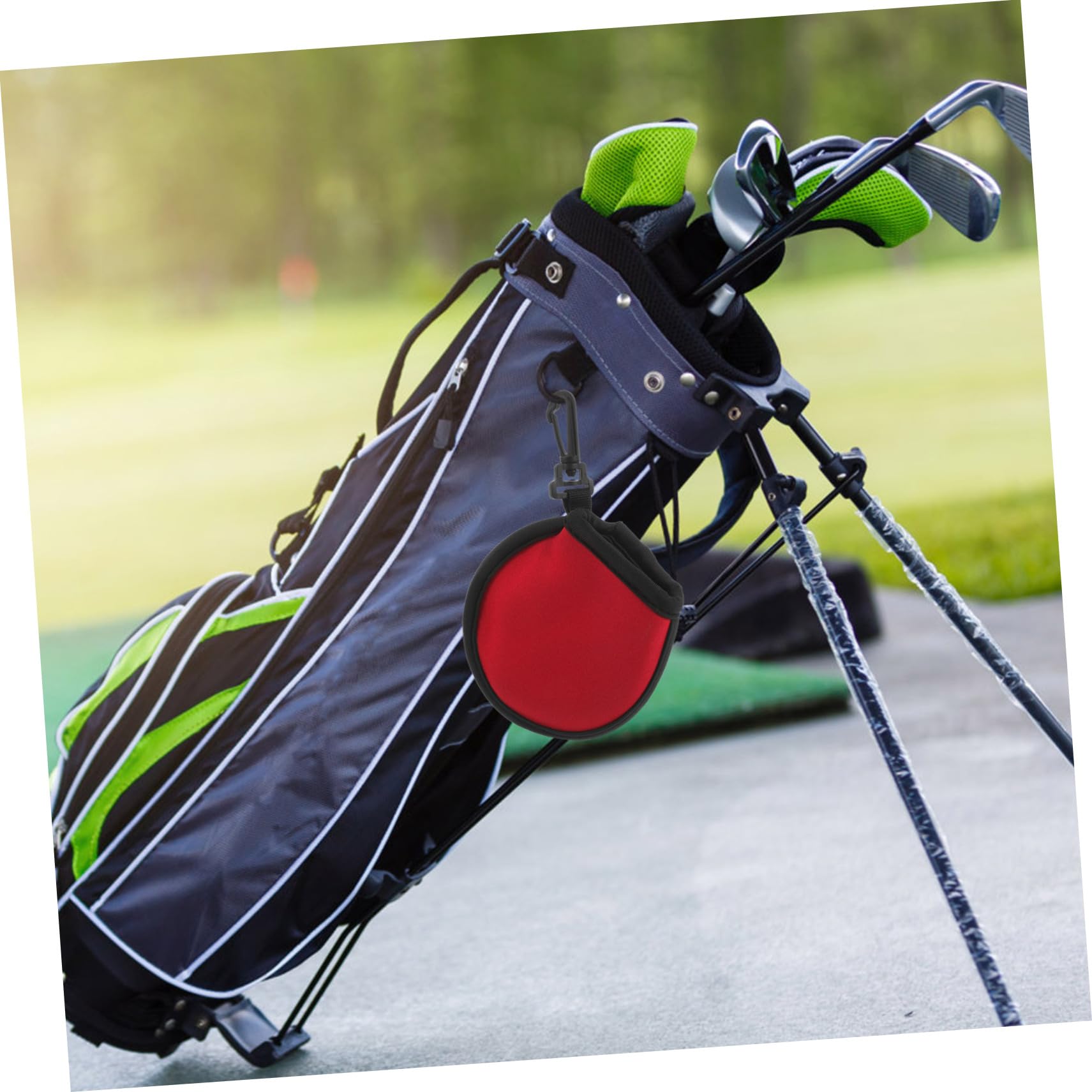 ibasenice Beutelreinigerball Waschmaschine Golf Klein Tasche Schlüssel Sauber Mini Tragbar Beutelreinigungsball Reinigerbeutel Für Draußen Ballschutz Neopren
