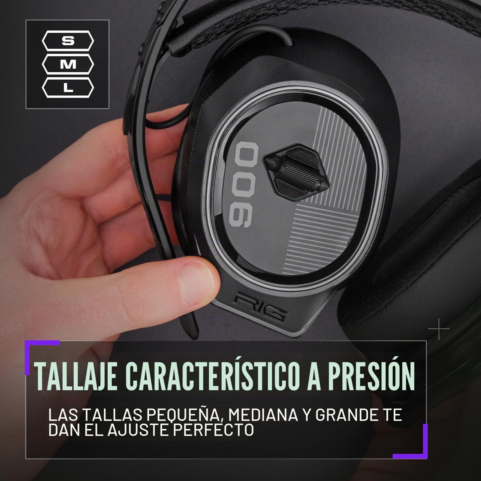 RIG 900 MAX Auriculares inalámbricos para Juegos con Bluetooth para Xbox, PlayStation, Nintendo Switch y PC; Base de Carga; hasta 60 Horas de duración de la batería; Dolby Atmos Audio 3D, 10-1647-01