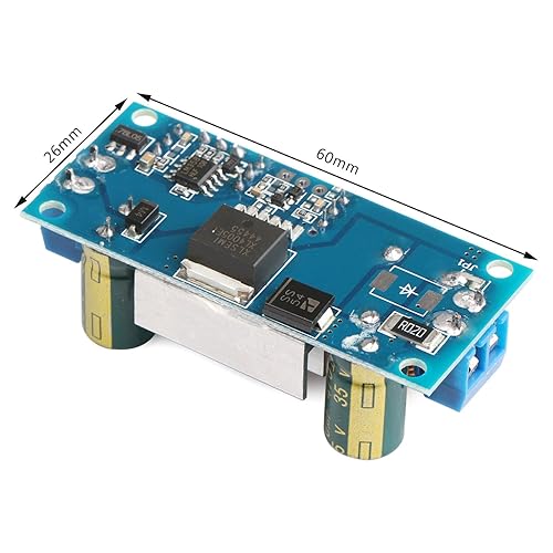 Miniatura 7 de DROK Convertidor de corriente y voltaje constante DC-DC4.5-30V a 0.8-30V de 12V a 5V 5A de regulador de voltaje reductor, tablero de módulo de