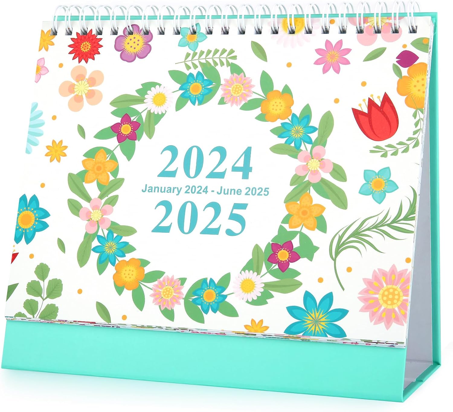 Amazon com : Small Desk Calendar 2024 2025 8 quot *7 quot Standing Desktop