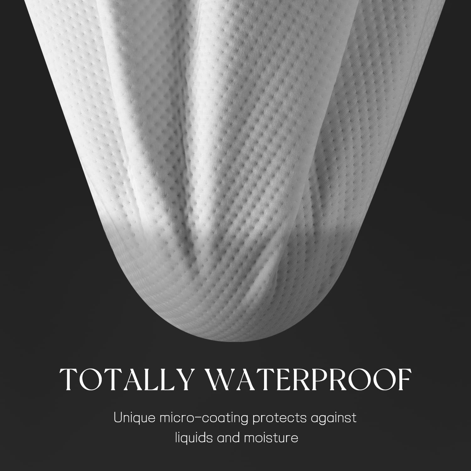 King Mattress Protector Tencel Luxury 100% Waterproof Mattress Protector,Silky Soft & Breathable,Cooling Mattress Pad Cover Fitted 18" Deep Pocket Noiseless,78"x80" - Image 2