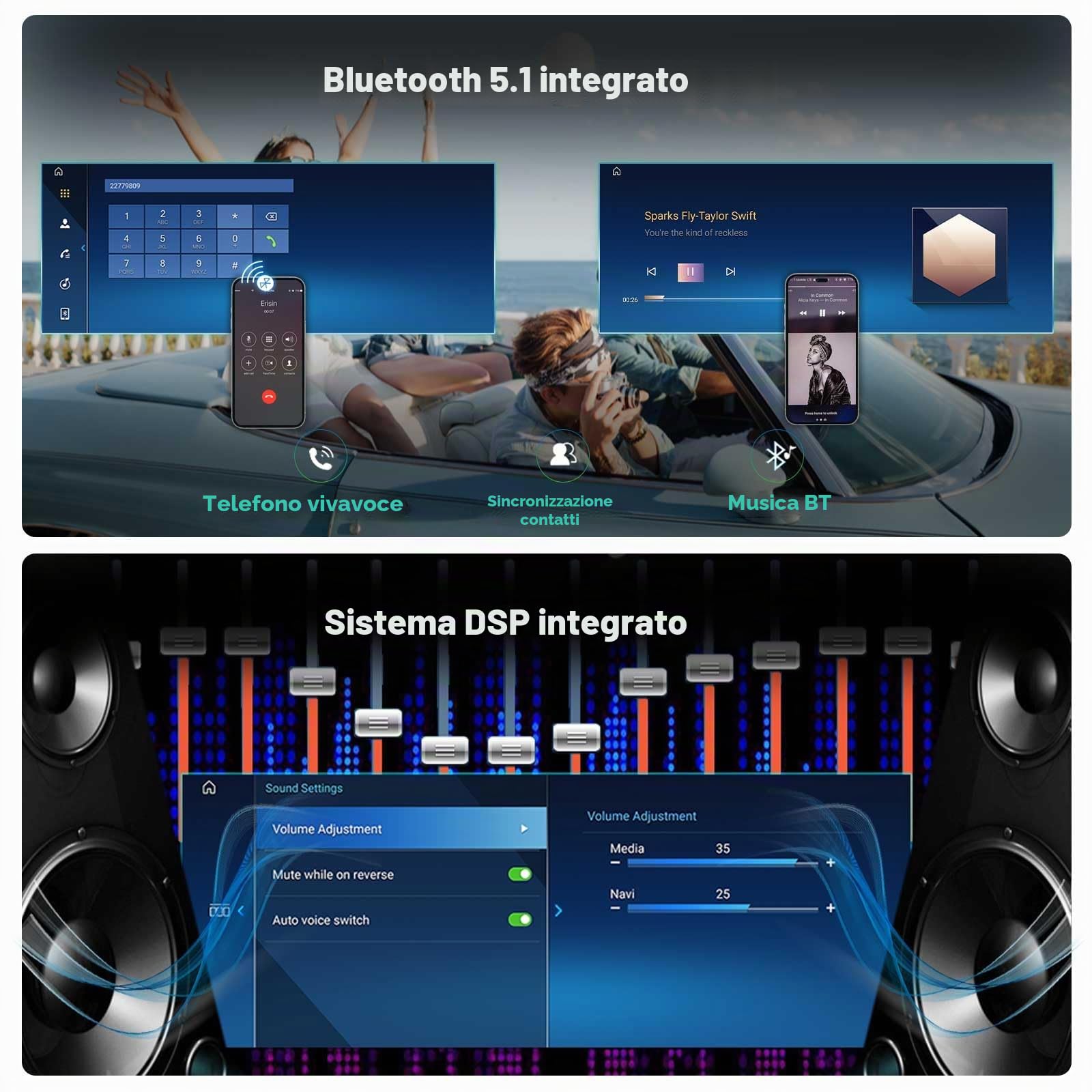 12,3" IPS Touchscreen Android 16 Snapdragon 8 Core 8GB+128GB DAB+ Autoradio per BMW X3 F25 2011-2012 CiC GPS Navigatore senza fili CarPlay Android Auto WiFi 4G Bluetooth 5.1 USB DSP CANbus Idrive OEM