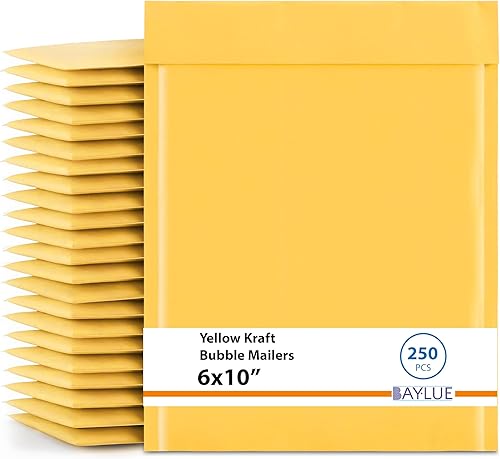 Sobres de burbujas de 6 x 10 pulgadas, 0, bolsas de embalaje pequeñas, sobres de burbujas de papel Kraft, sobres acolchados de 6 x 9 pulgadas,