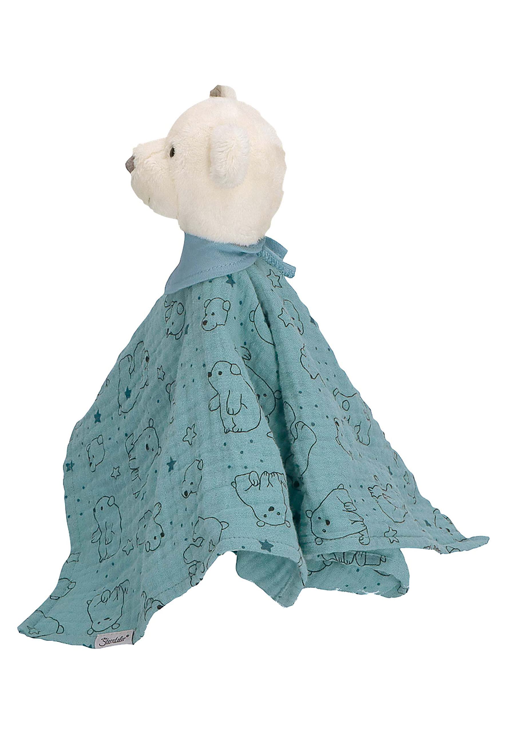 Écharpe Bébé Sterntaler - Ours Polaire Doux | Fermeture Velcro | Mixte | Lavable Machine