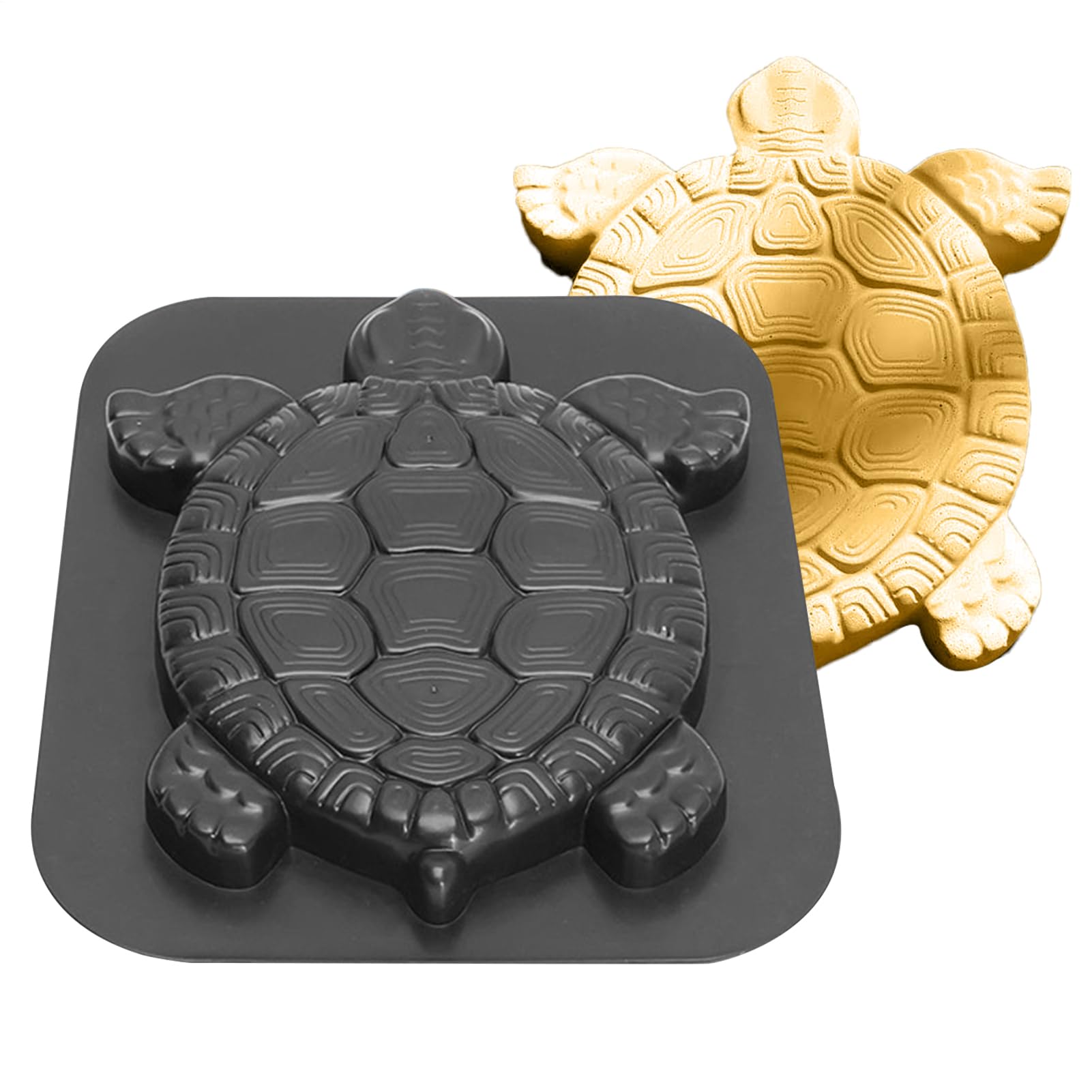 Moule Pour Pas Japonais - Moules En Béton En Forme De Tortue Pour Allées - Moule Réutilisable Débutant Pour Jardin Pelouse Patio Design Tortue