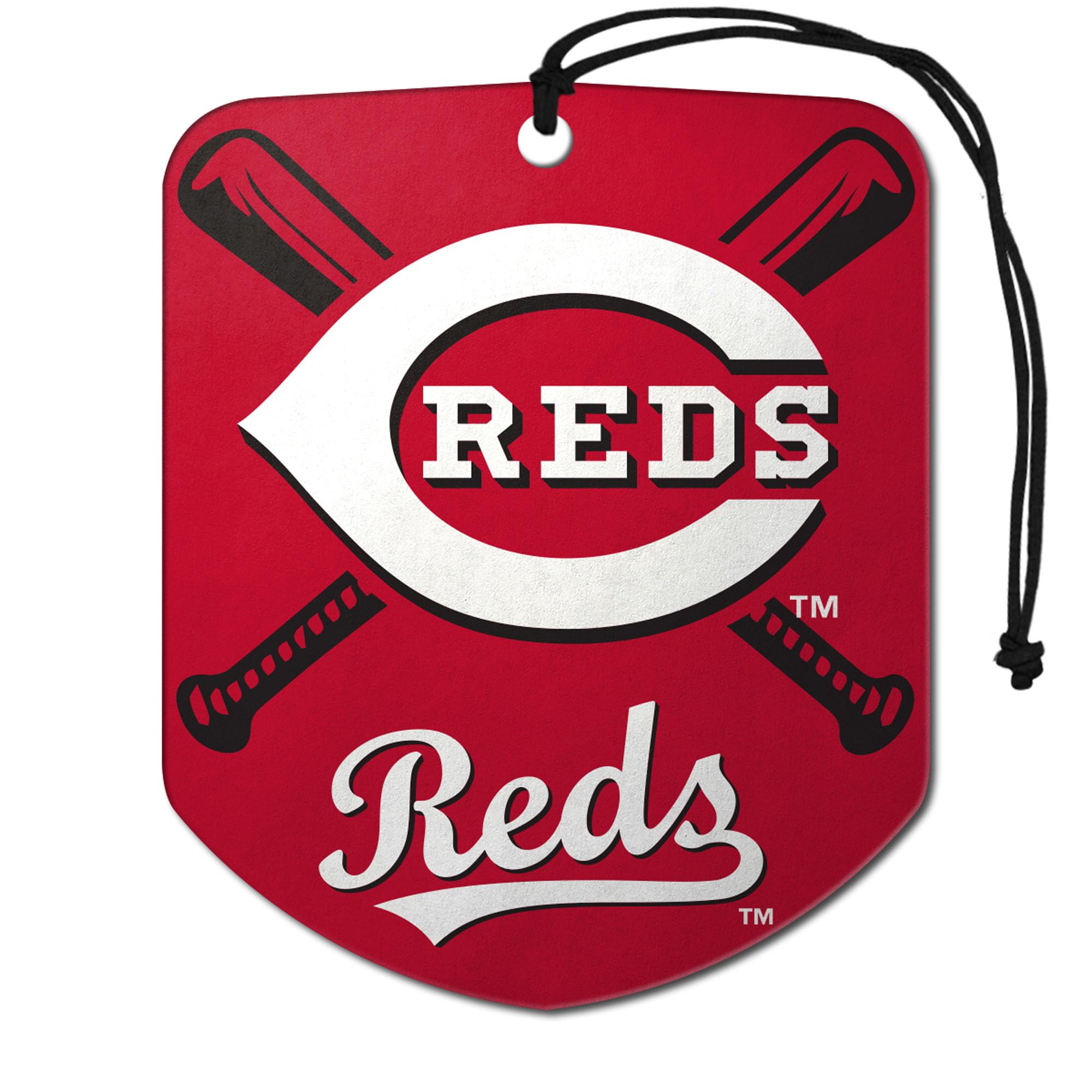 FANMATS 61546 MLB Cincinnati Reds Hanging Car Air Freshener - auto accessories | Mubboo