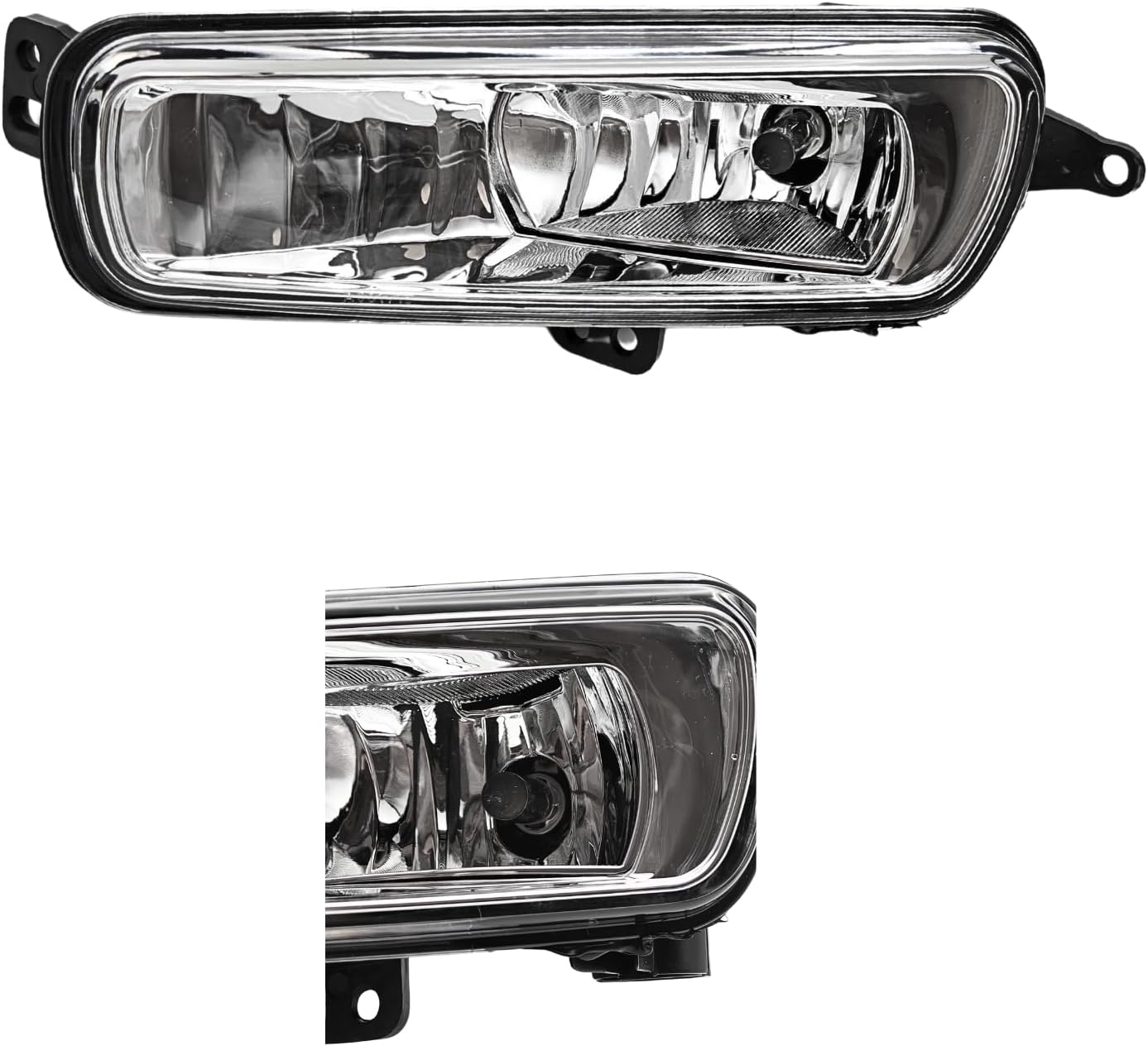 Pair Fog Lights Compatible with 2015-2018 Ford Focus S SE ST Titanium / 2017-2018 Focus SEL With Bulbs