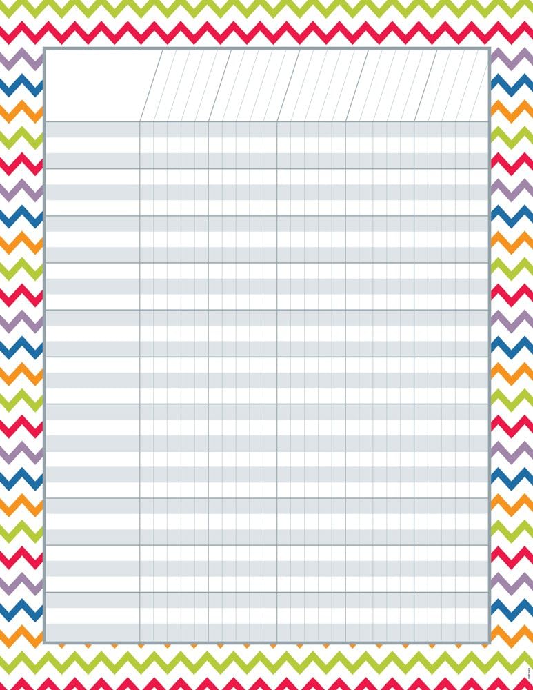 Creative Teaching Press Incentive Chart, Chevron (5248)