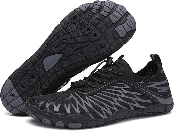 EWUHA Hike Barefoot Shoes Womens Mens Footwear for Walking,Barefoot Shoe with Wide Toe Box,Healthy & Non-Slip,Breathable Barefoot Vitality Water Shoes for Women,Beach Pool Swim Shoe for Men (Unisex)