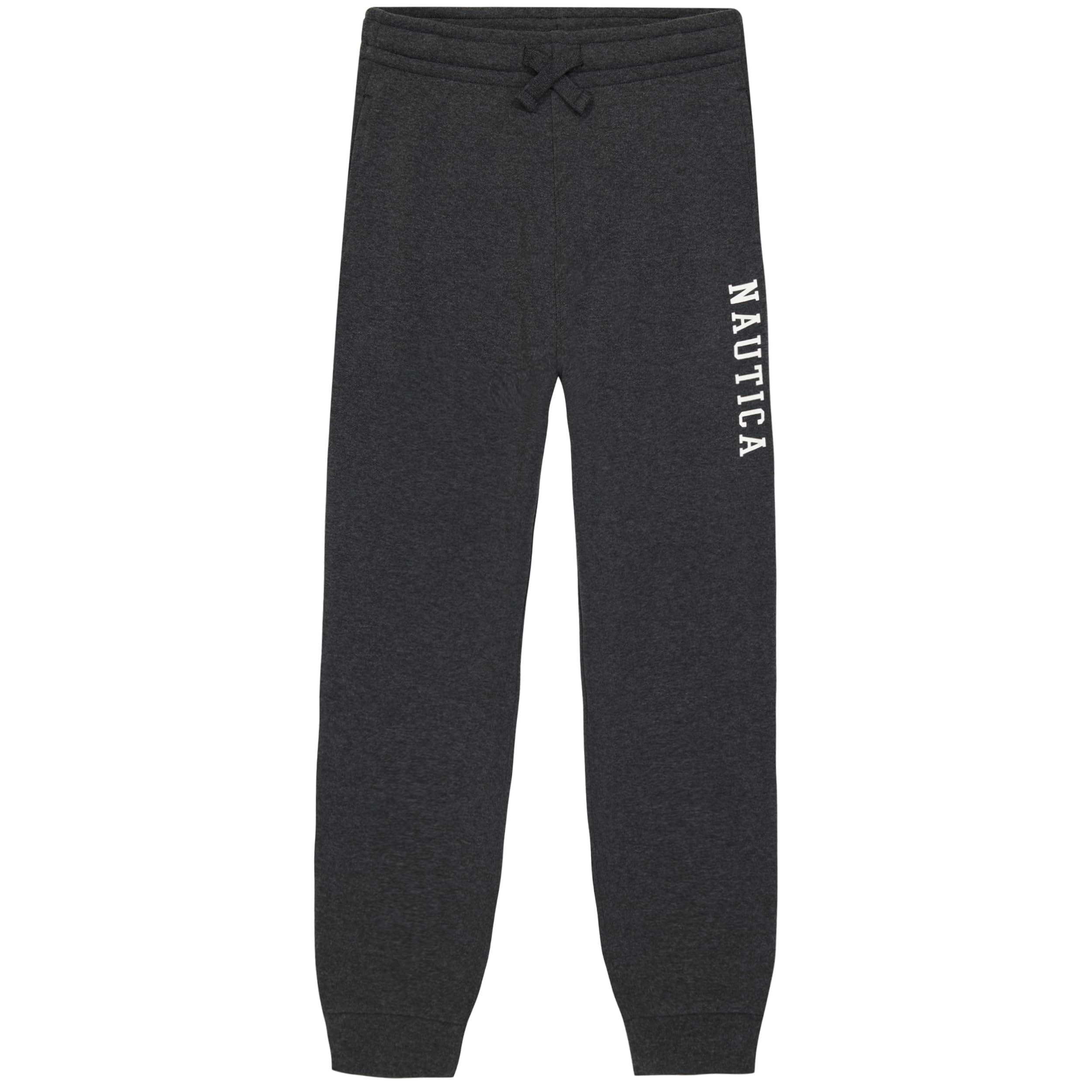Nautica Boys' Pull-on Fleece Jogger Sweatpant, Drawstring Closure