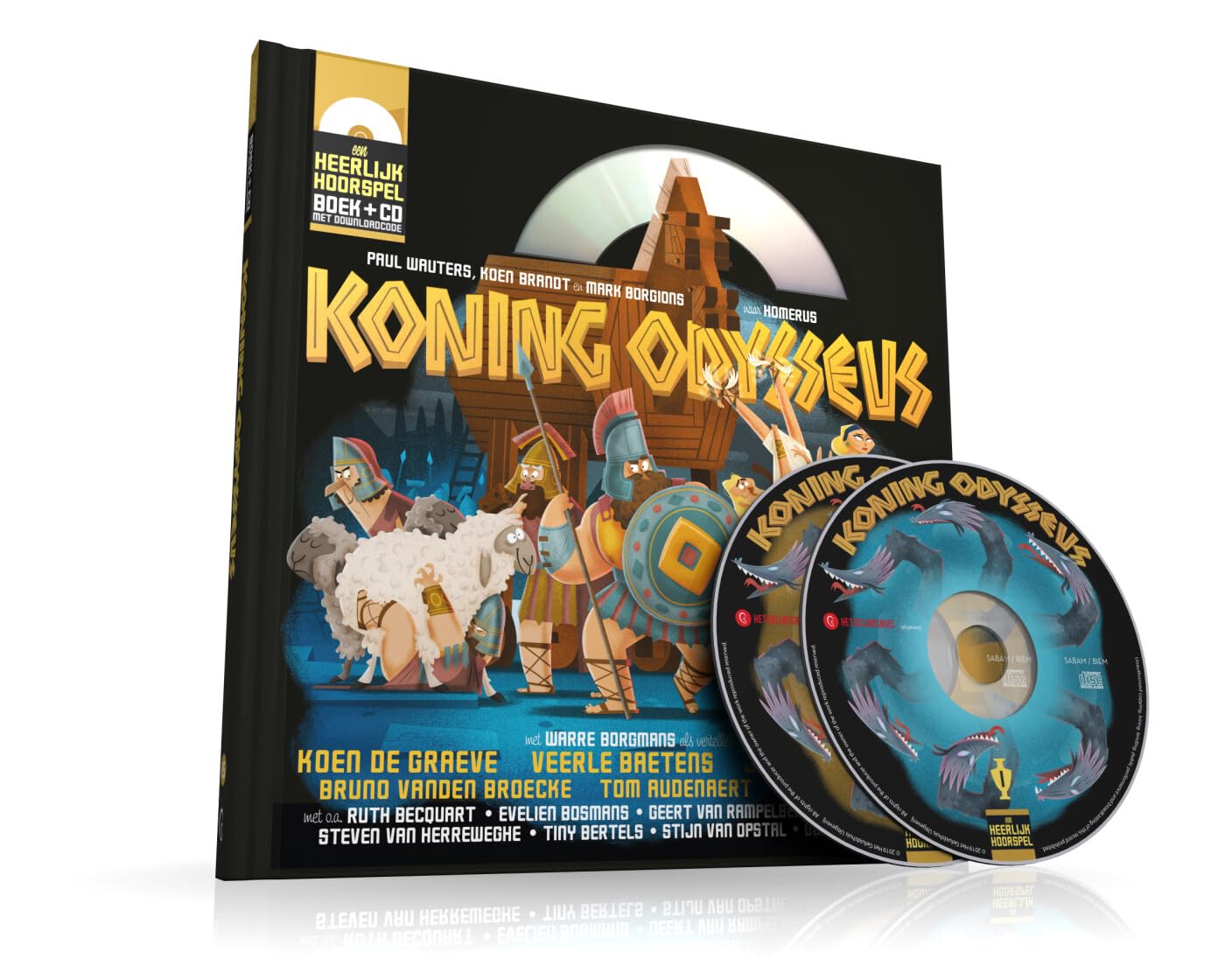 Koning Odysseus statue de collection en résine pour décoration de bureau
