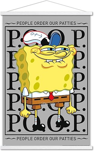 Miniatura 1 de Trends International Nickelodeon Spongebob - P.O.O.P. Wall Poster with Magnetic Frame