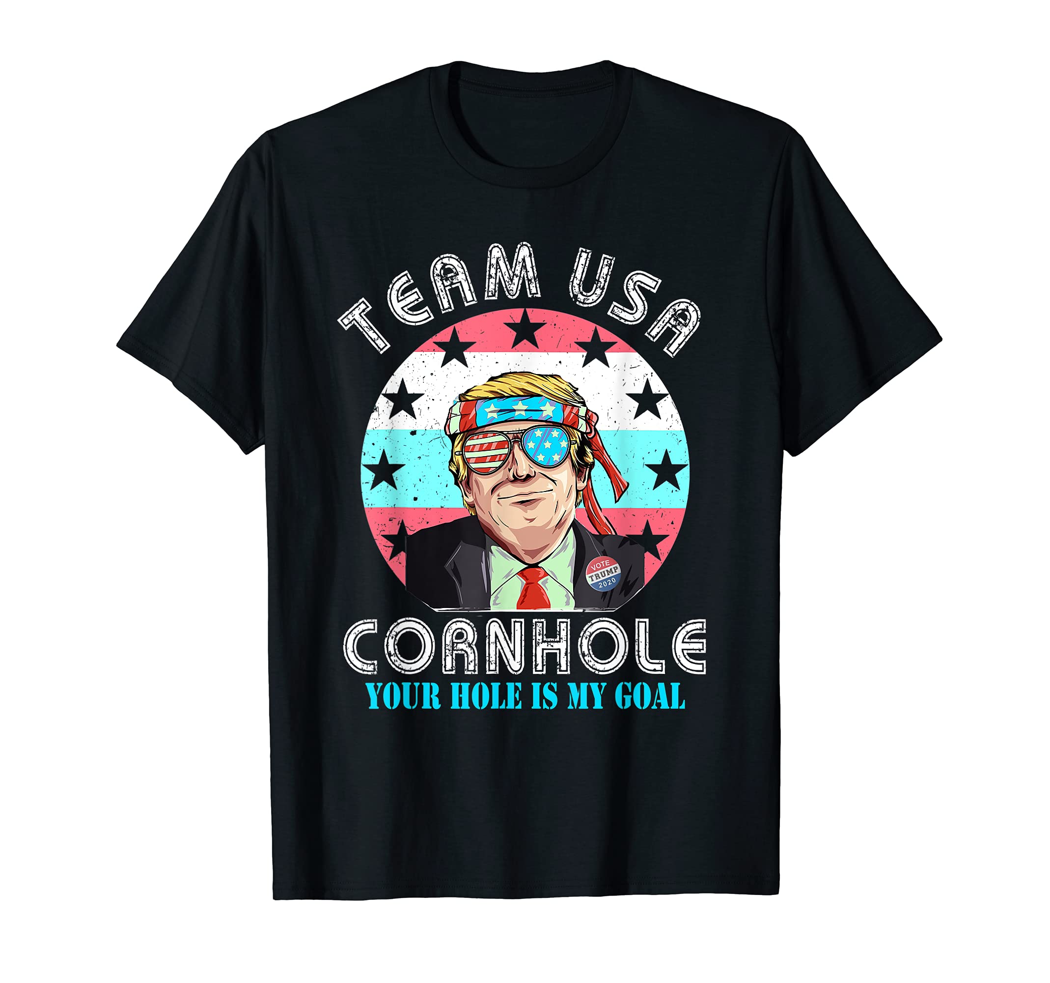 USA Cornhole Shirt, Black