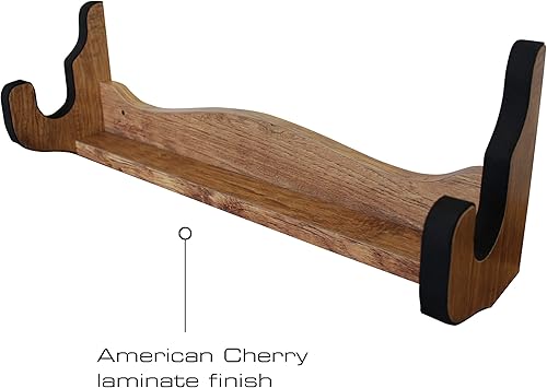 Miniatura 9 de Rush Creek Creations Estante de exhibición de almacenamiento de pistola individual para montaje en pared para rifles y escopetas, estante de