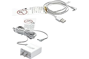 Infant Optics Replacement Power Cord Adapter for DXR8 PRO Monitor, White