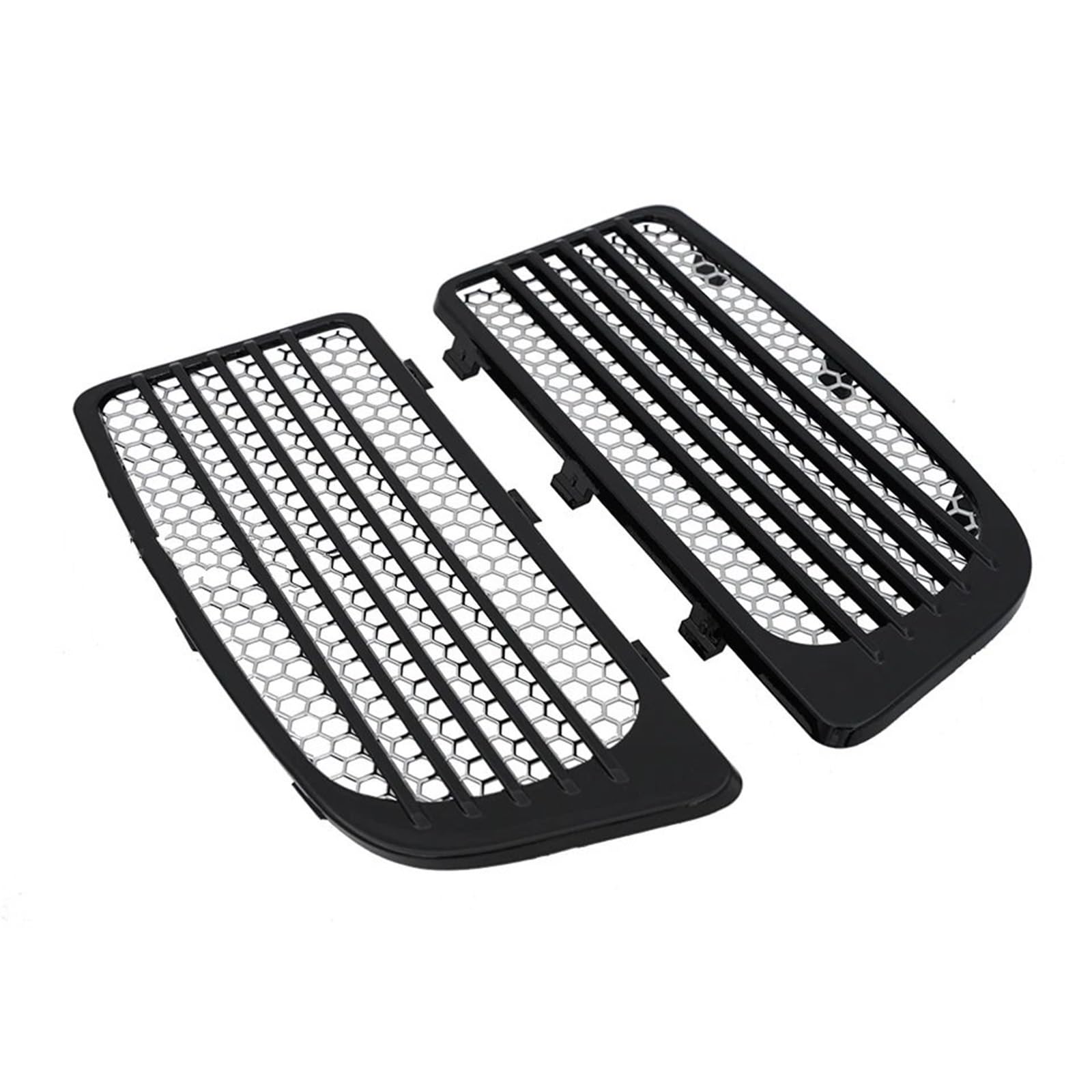 Osłona chłodnicy oleju Akcesoria motocyklowe Kratka chłodnicy Dolna osłona owiewki pasuje do Touring Electra Glide Road(Blak Chrome)