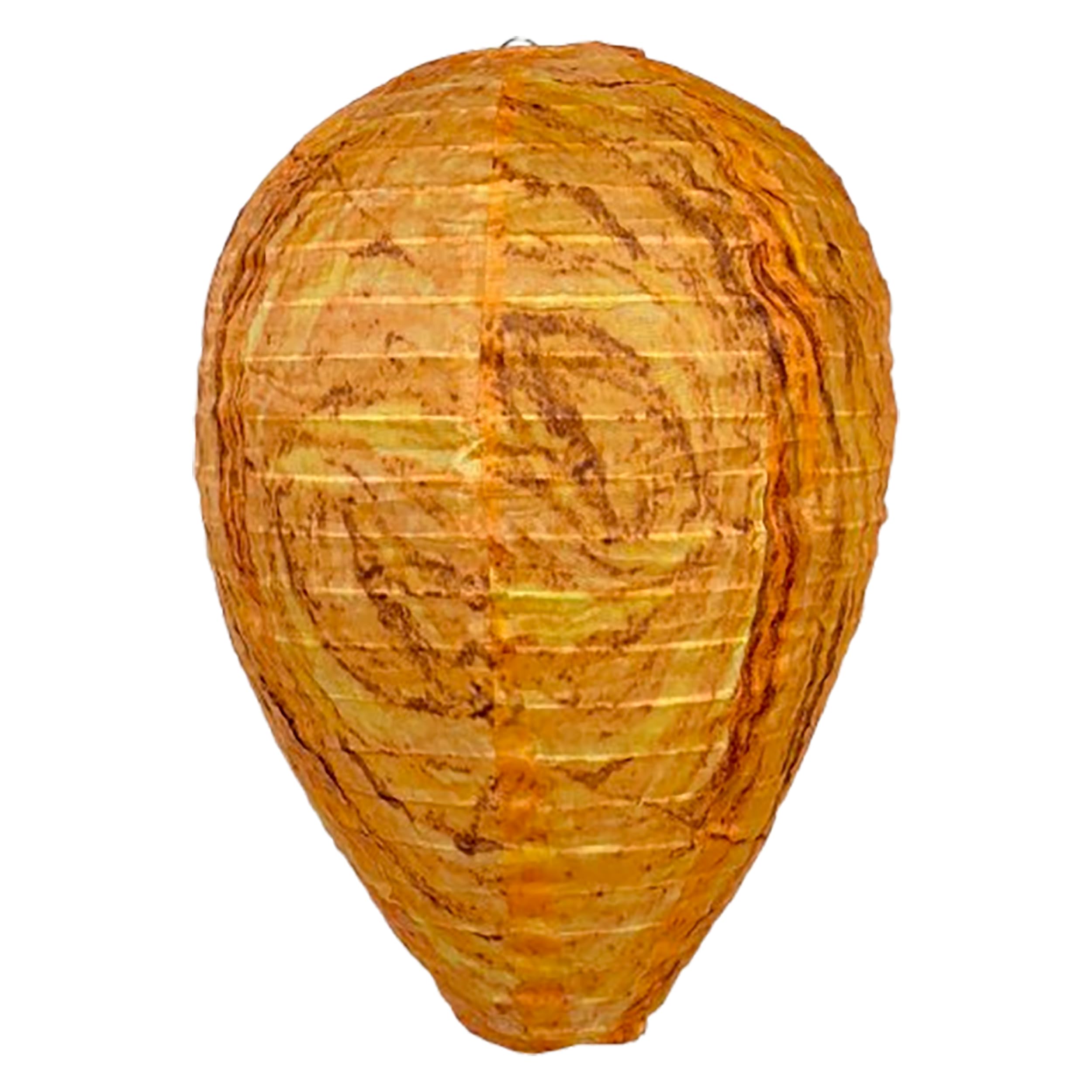 1 Pack PESTEZE Cloth Waterproof Hanging Wasp Nest Decoy [11.8 x 8.6 Inch] Effectively Deters Several Wasp, Hornet & Yellow Jacket Species by Simulating Enemy Hives