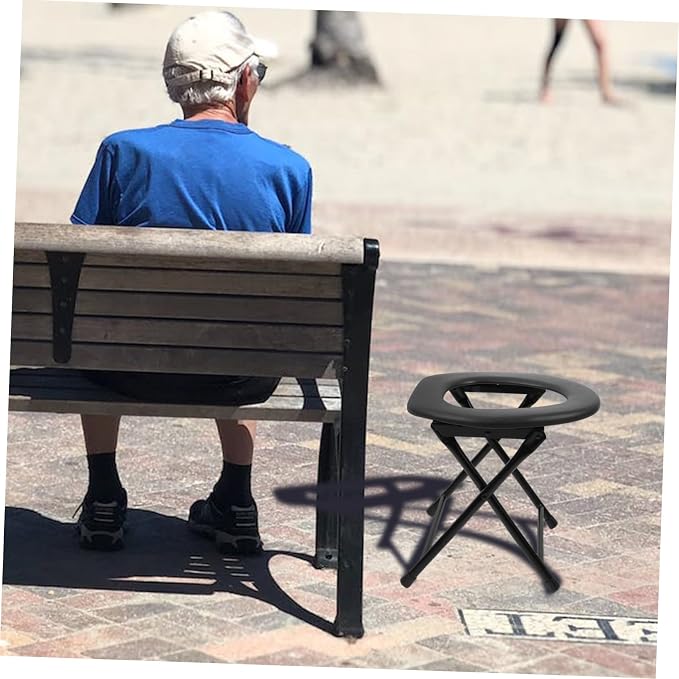 Silla de Baño Portátil Plegable Senior para Adultos, Ligera y Compacta miniatura 5