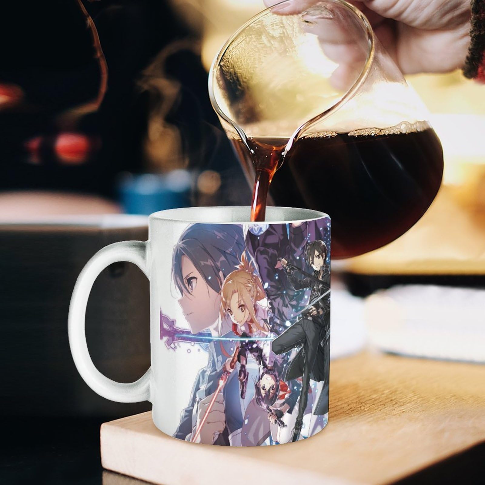 SAO バレンタイン　マグカップ　キリト Amazon.co.jp: マグカップ コーヒーカップ 330ml SAO キリト アスナ
