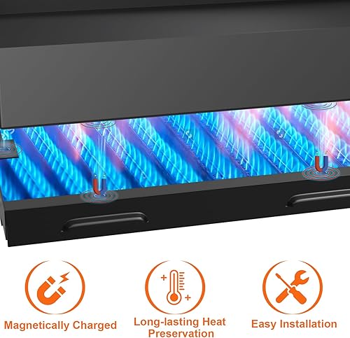 Miniatura 3 de BQMAX Protector de viento para plancha Blackstone de 36 pulgadas, protectores de viento para plancha Blackstone de 36 pulgadas y otras planchas,