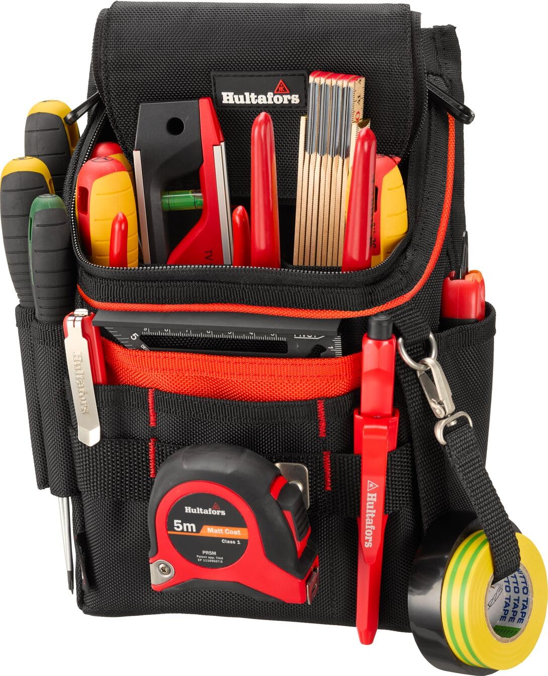 Marsupio per attrezzi con 18 scomparti I Hultafors I materiale robusto I robusta fondina per attrezzi, compatibile con cinture fino a 50 mm di larghezza I 592040