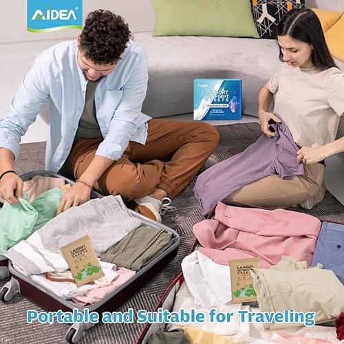 Miniatura 6 de AIDEA Hojas de detergente para ropa, sin perfume (100 cargas), 50 hojas, detergente ecológico e ingredientes naturales, sin jarra de plástico,