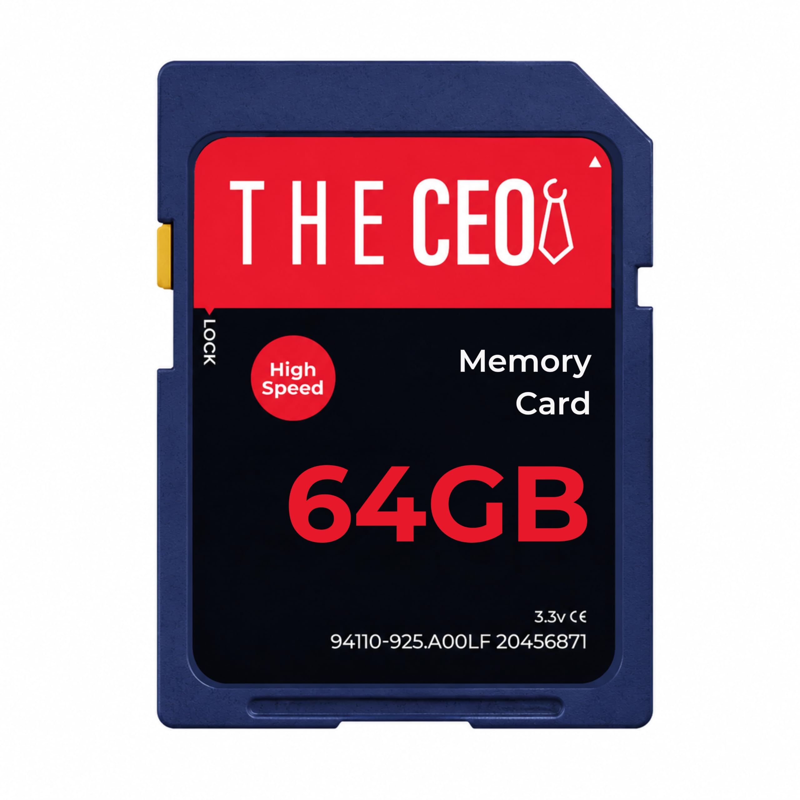 THE CEO SD Card UHS-I U3 SDHC SDXC Memory Card for 4K Camera and Camcorder | High-Speed Secure Digital Flash Memory Card for Digital Cameras, Camcorders, Trail Cameras, Laptop & Other Compatible Devices