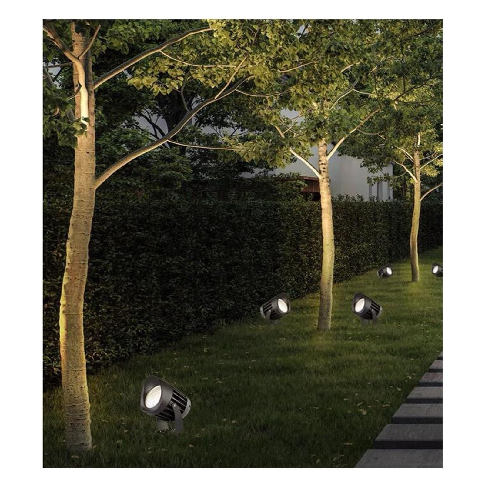 Luz De Inundación LED - Focos LED para Exterior,Luz De Haz LED CA 85-265 V, Luces De Árbol COB Impermeables IP65, para Construcción, Muro Exterior, Parque Parque Luces De Paisaje(White,25W)
