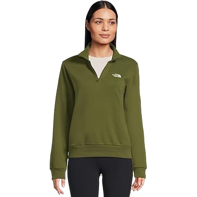 The North Face Evolution Embroidered 1/4 Zip woodland green