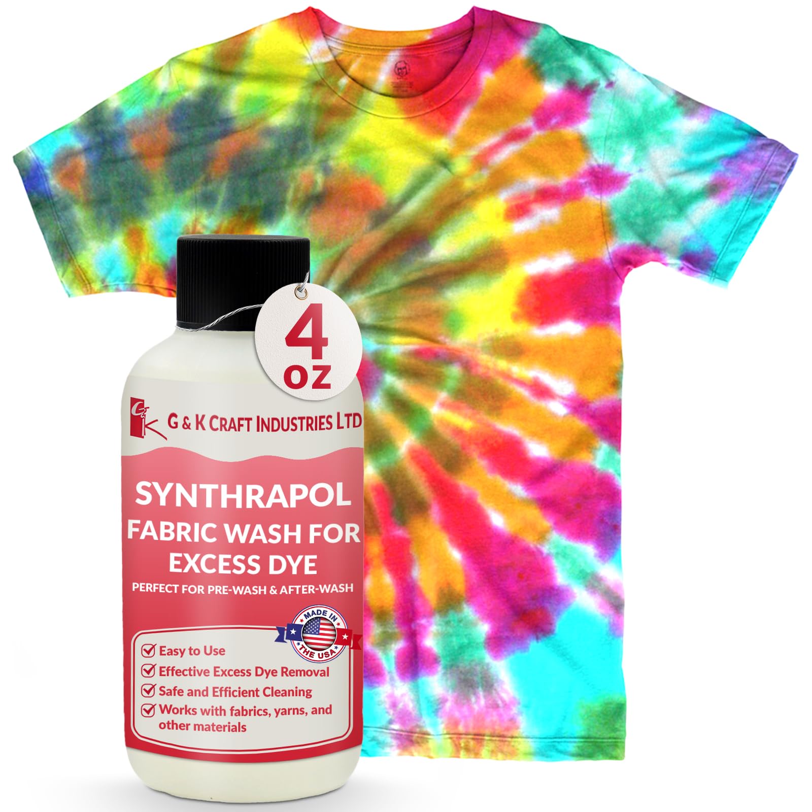 Synthrapol Sizing & Dye Remover évite les taches de décoloration au lavage