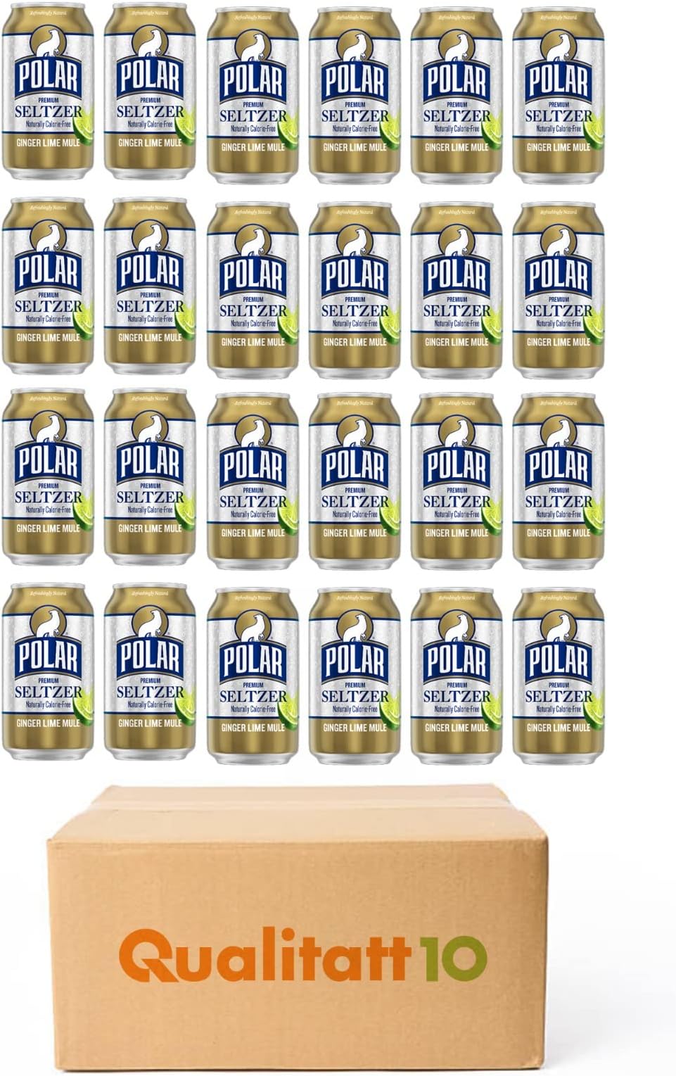 Polar Premium Seltzer Sparkling Water Ginger Lime Mule 12
