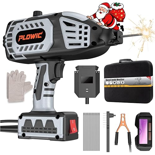 Portable Welding Machine 110V: Handheld Welder with Auto Darkening Goggles, 20–120A IGBT Inverter ARC Welding Gun, Anti-Stick for 1/16"-1/8" Rods, Home Repair, DIY Work – Welder Gift for Men