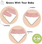 8pk Organic Baby Bandana Bibs for Drooling and Teething (Muted Pastel) | Super Absorbent, Triangle Baby Drool Bibs for Girls, Boys, 100% Cotton, Extra Soft for Newborn, Infant 0-36 Months