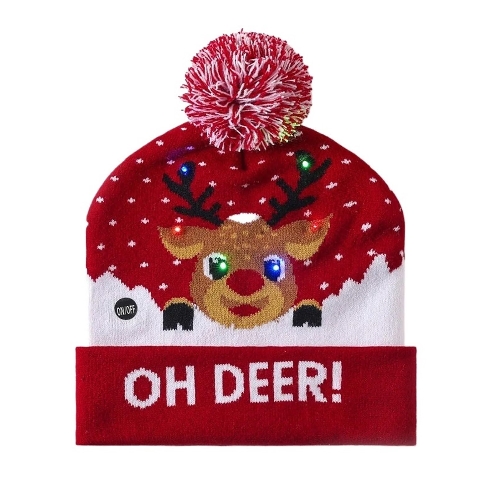 Generico Cappello di Natale di Babbo Natale, Berretto Lavorato a Maglia