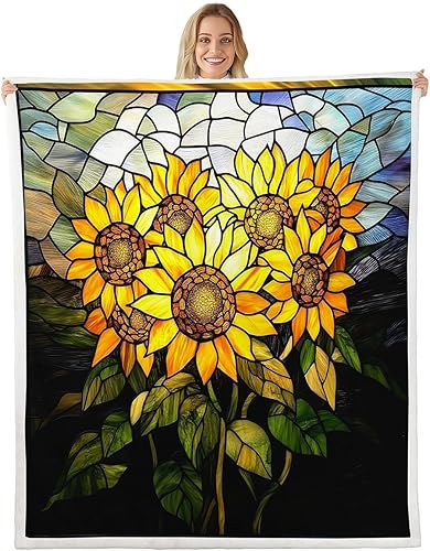 Vista 11 de Manta de cama de margaritas blancas, manta de franela rústica con flores florecientes de jardín natural para decoración de habitaciones, manta