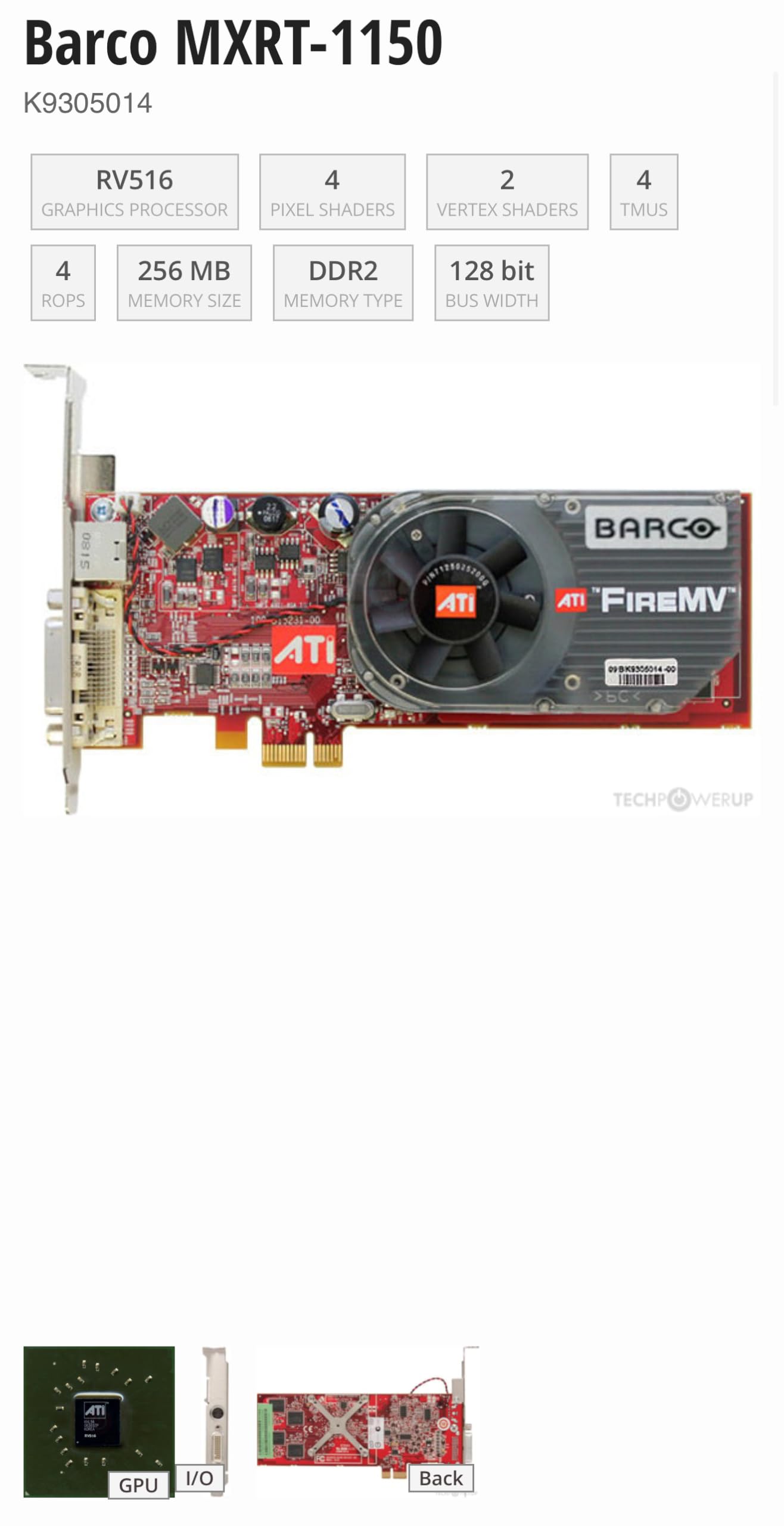 Amazon.com: INTERWEB Replacement for ATI FireMV 2250 256MB PCI-e