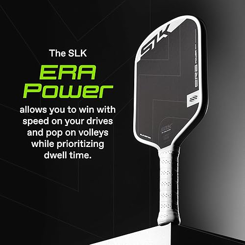 Miniatura 4 de SLK by Selkirk ERA Power Pickleball Paddle  Carbono crudo + cara de fibra de vidrio para potencia y giro  Diseñado con núcleo de fusión dinámico